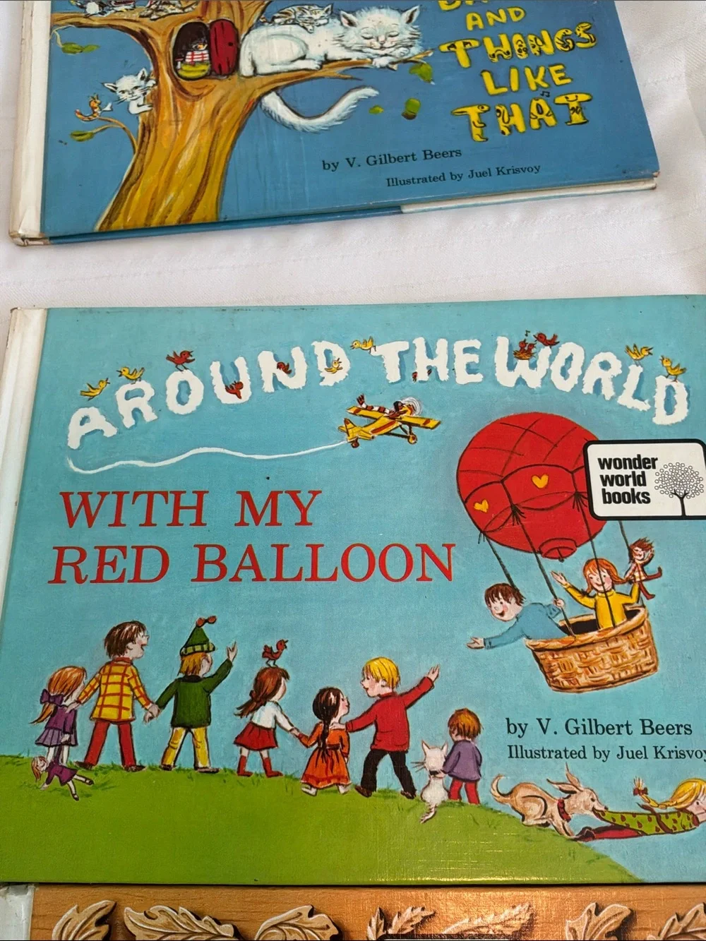 Vintage Children's Storybook Collection Wonder world by V. Gilbert Beers 7 books